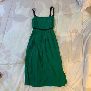 Green JACOB midi dress